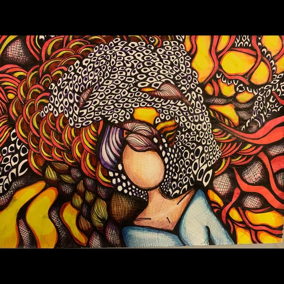 COPY - Mind Goddess.  A print of my original pain… - Picture 1 of 1